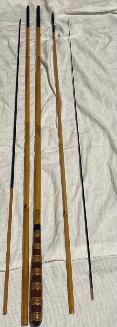 ヘラブナ竿ヘラ竿夢坊作　別作口巻14尺3寸