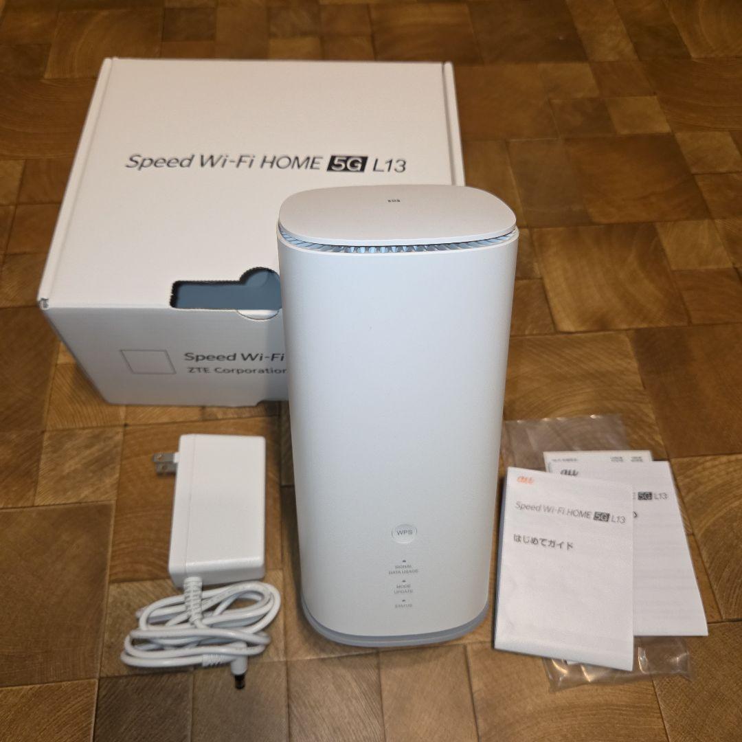 Speed Wi-Fi  5G L13 ホームルーター