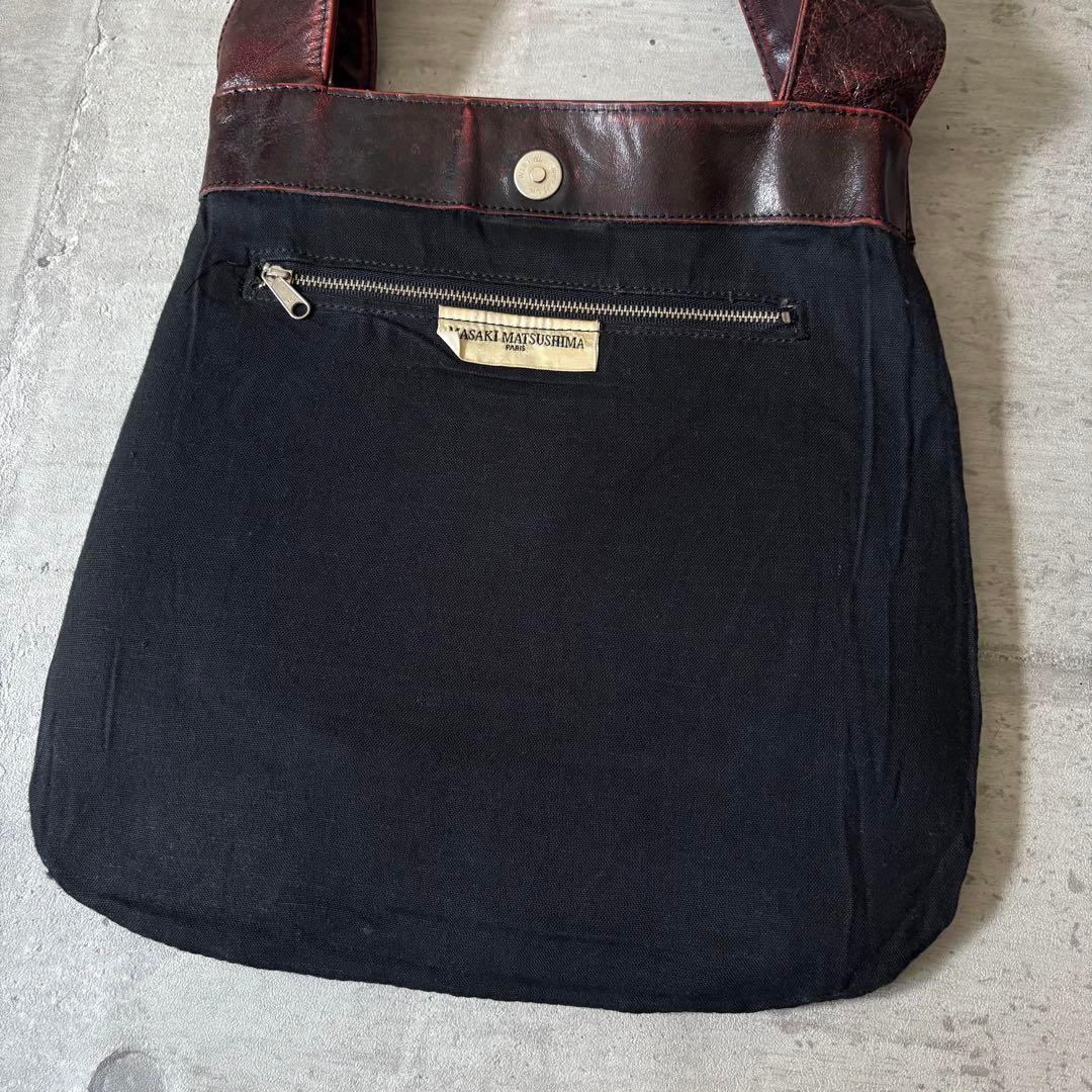 バッグ 00s masaki matsushima leather bag y2k
