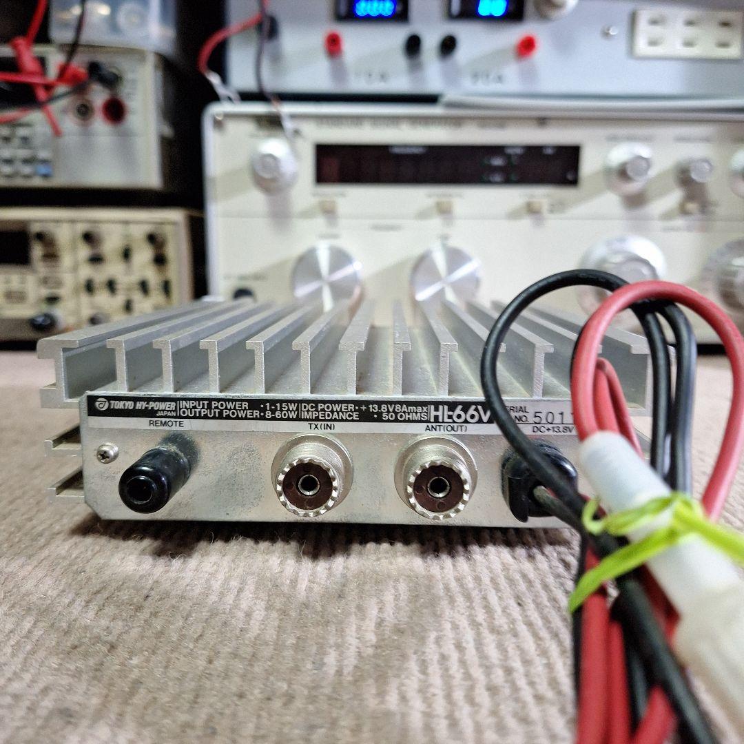 東京ハイパワーHL66V　50MHZパワーアンプ