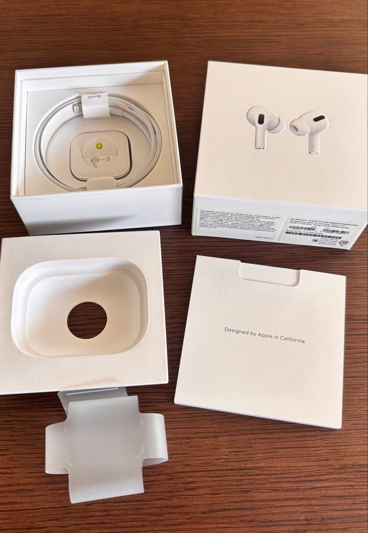 【正規品・純正品】AirPods Pro 第1世代 本体 外箱 付属品付き 美品