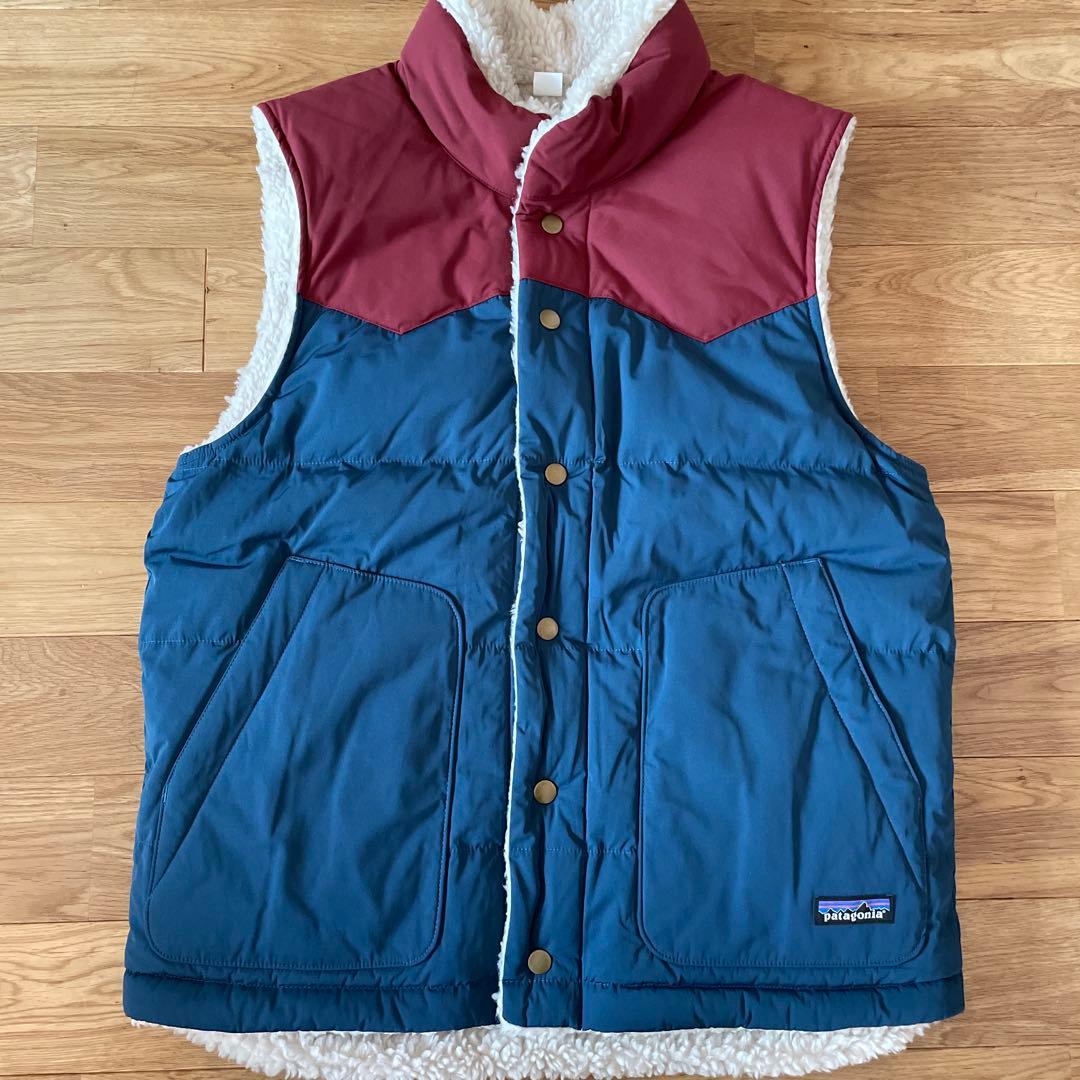 【新品未使用】Patagonia（パタゴニア）リバーシブル ビビー ダウンベスト