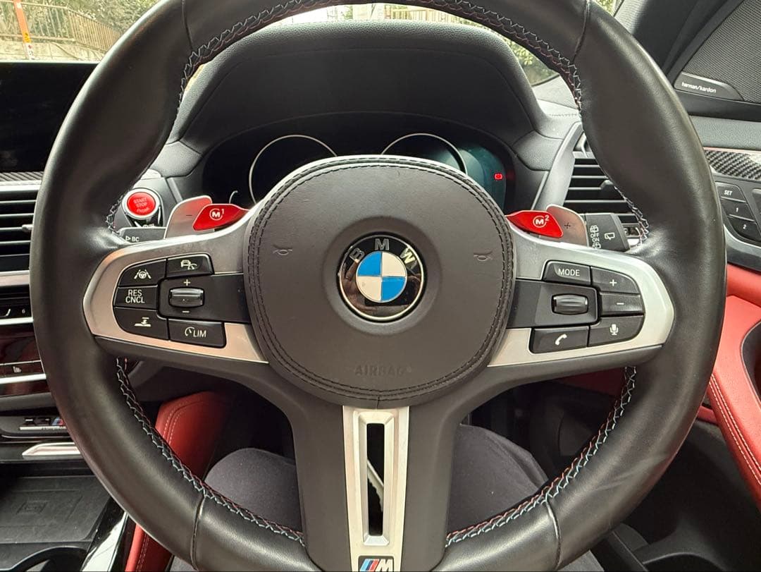 カーボン・パドルシフト＆純正カーボン・ステアリング・ホイール・トリム