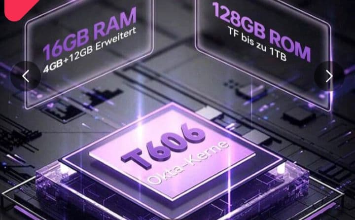 OUKITEL C51 128GB 16GB RAM スマートフォン　ブルー