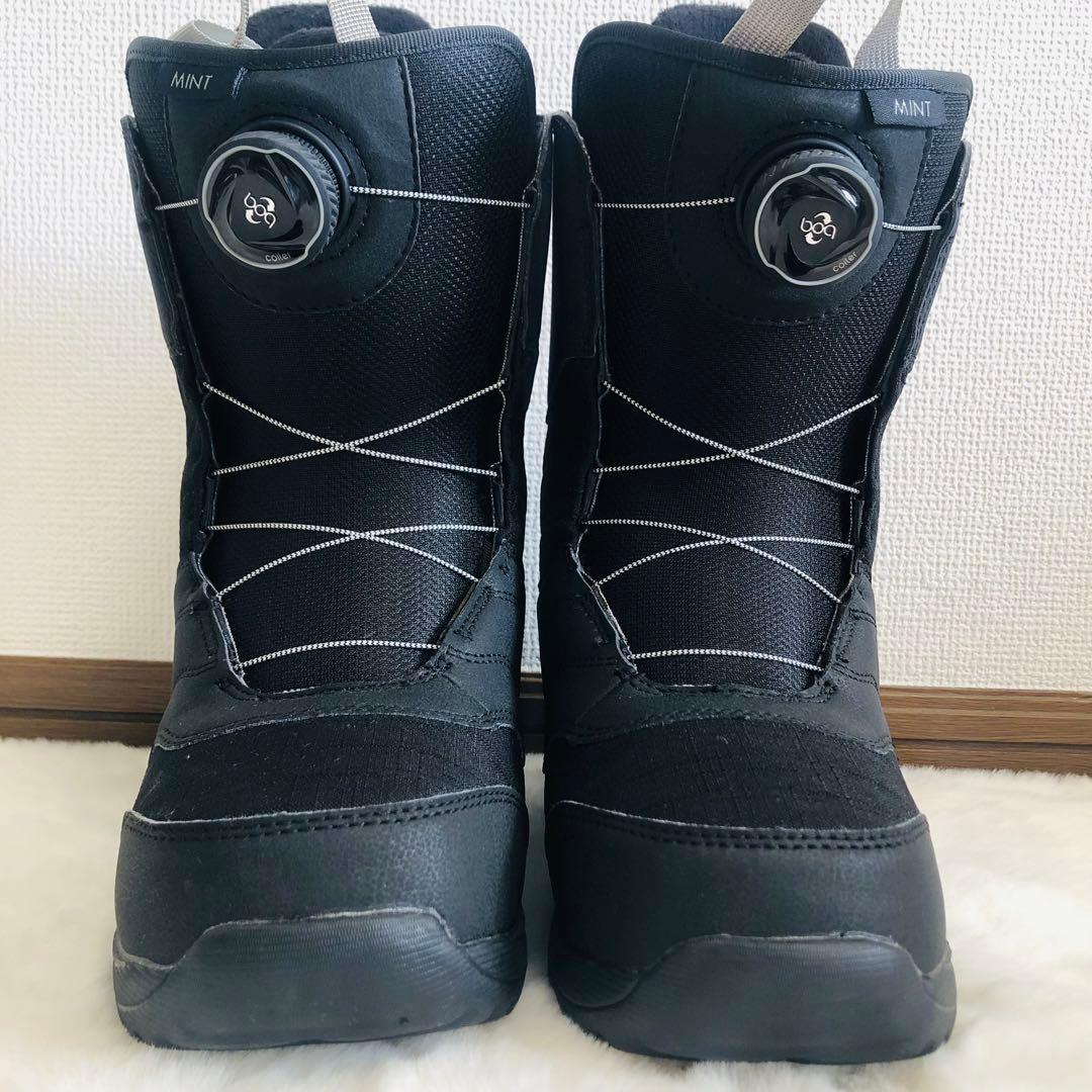 【美品】BURTON スノーボードブーツ　MINT BOA 24cm ブラック