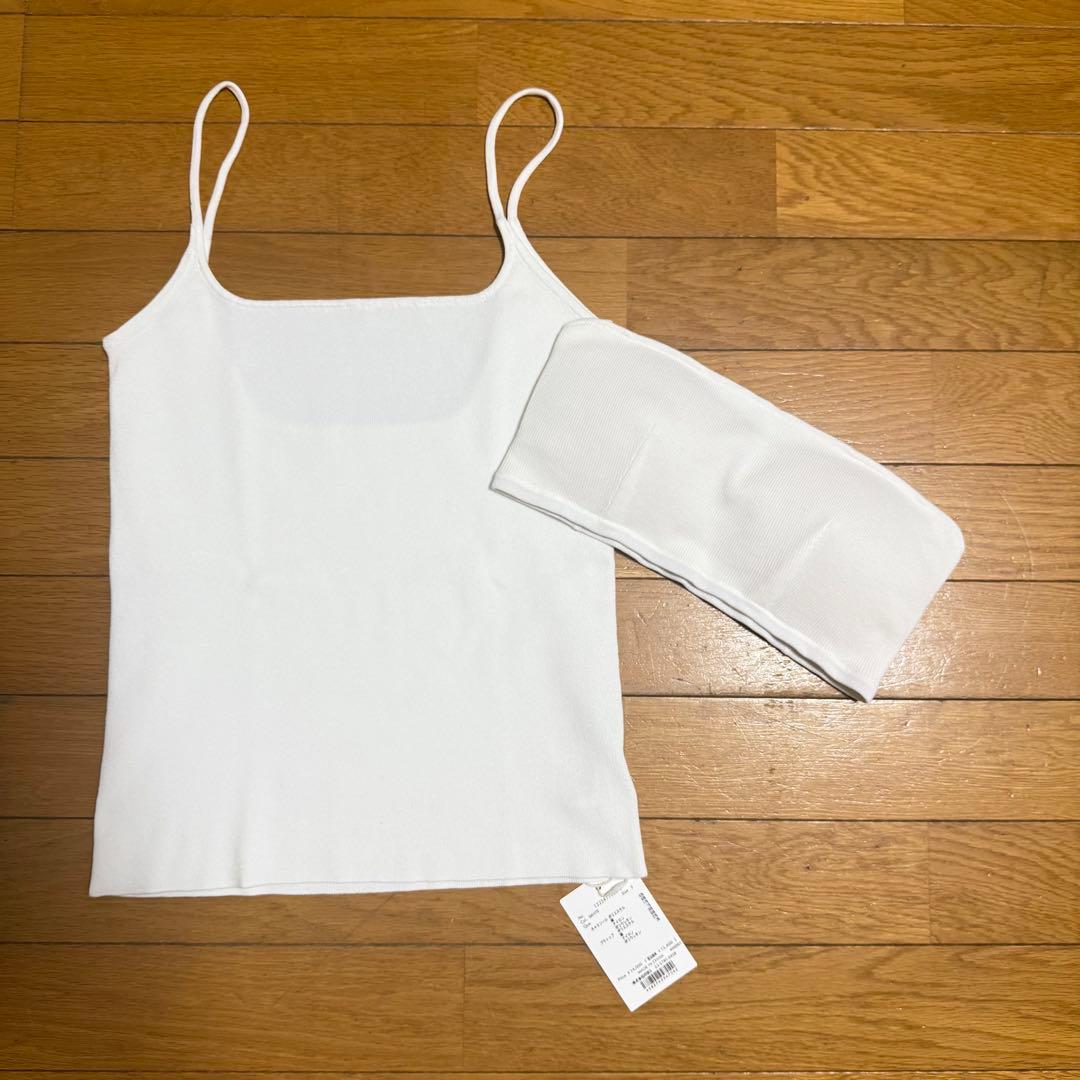 ちーたん様【新品】etre tokyo バンドゥセットニットキャミソール