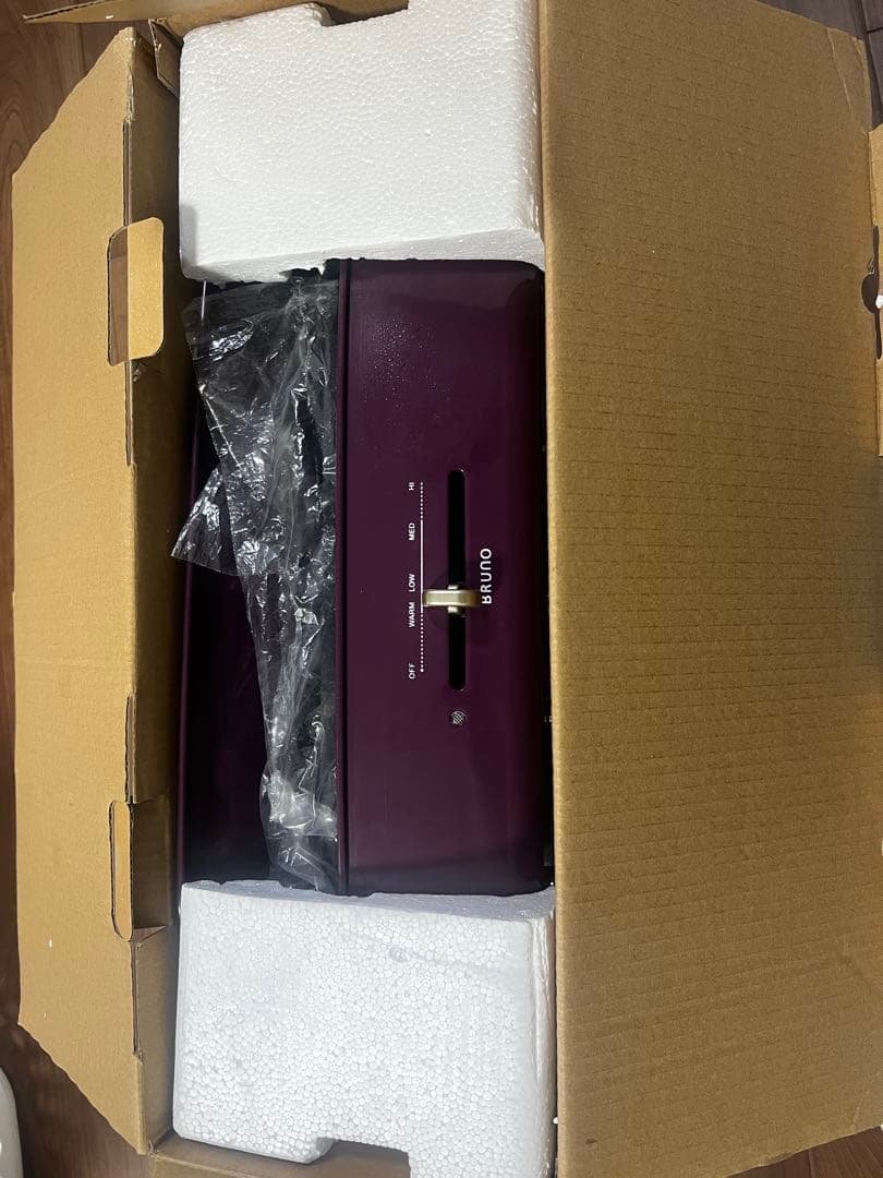 ク*中様 BRUNO☆ ブルーノ☆ホットプレート☆グランデ ☆深鍋　限定ワインレ