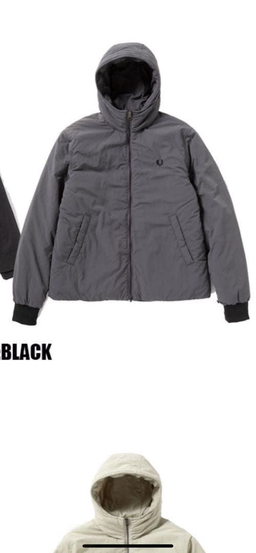 FRED PERRY ブラック モッズコート メンズ　S