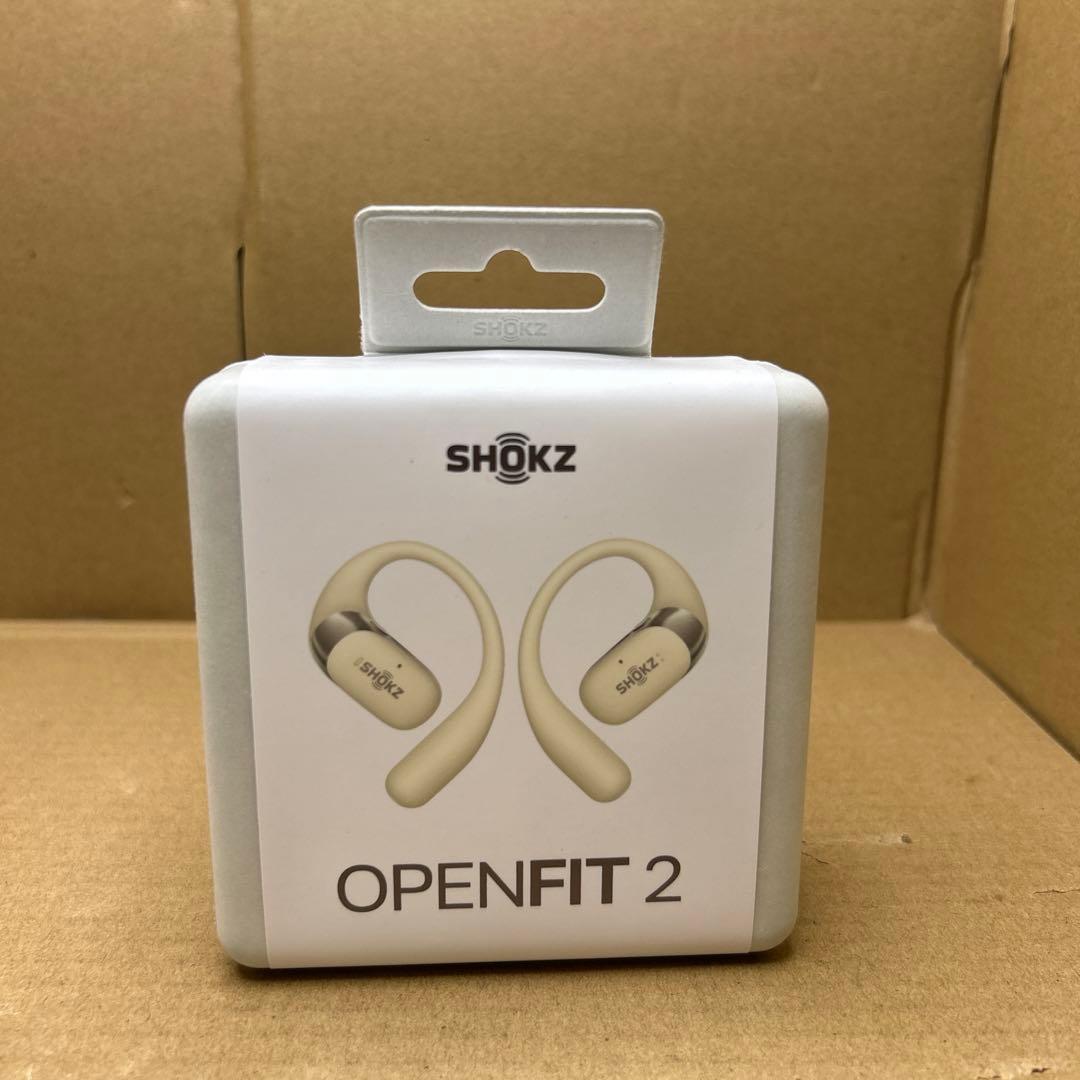 専用　新品　Shokz OpenFit 2 オープンイヤーヘッドホン ベージュ