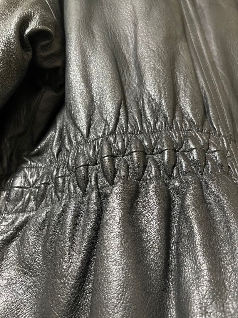 【フランス製】 SERAPHIN レザー モッズコート 50 90's