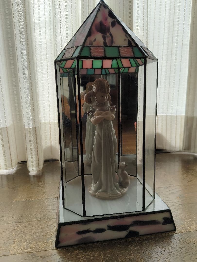 り*こ様 LLADRO 【私のことも忘れないで】 ガラスキャビネット付き