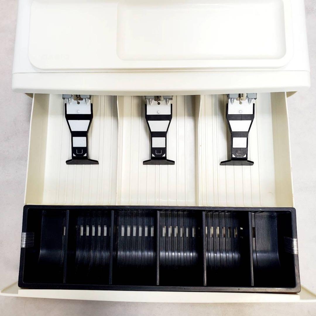 【動作良好】CASIO カシオ 電子レジスター SE-S20 ドロアー鍵なし