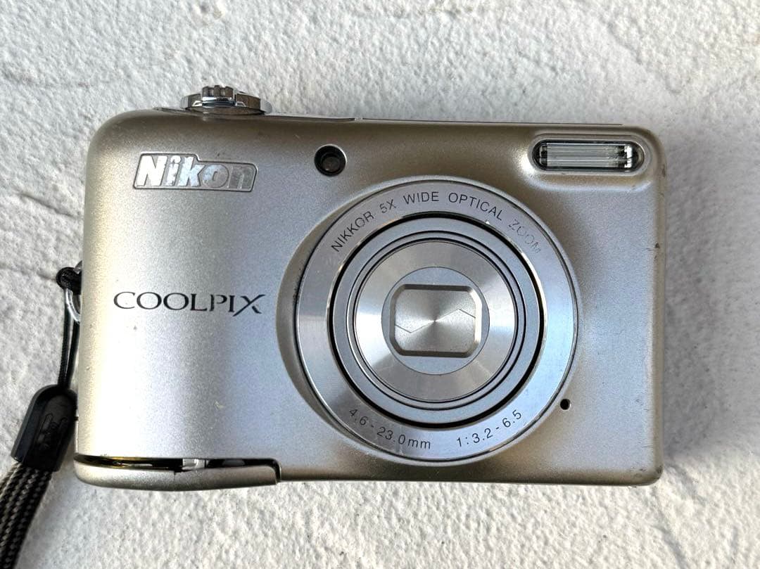 乾電池式/実写美⭕️【動作確認済】Nikon COOLPIX L30 シルバー