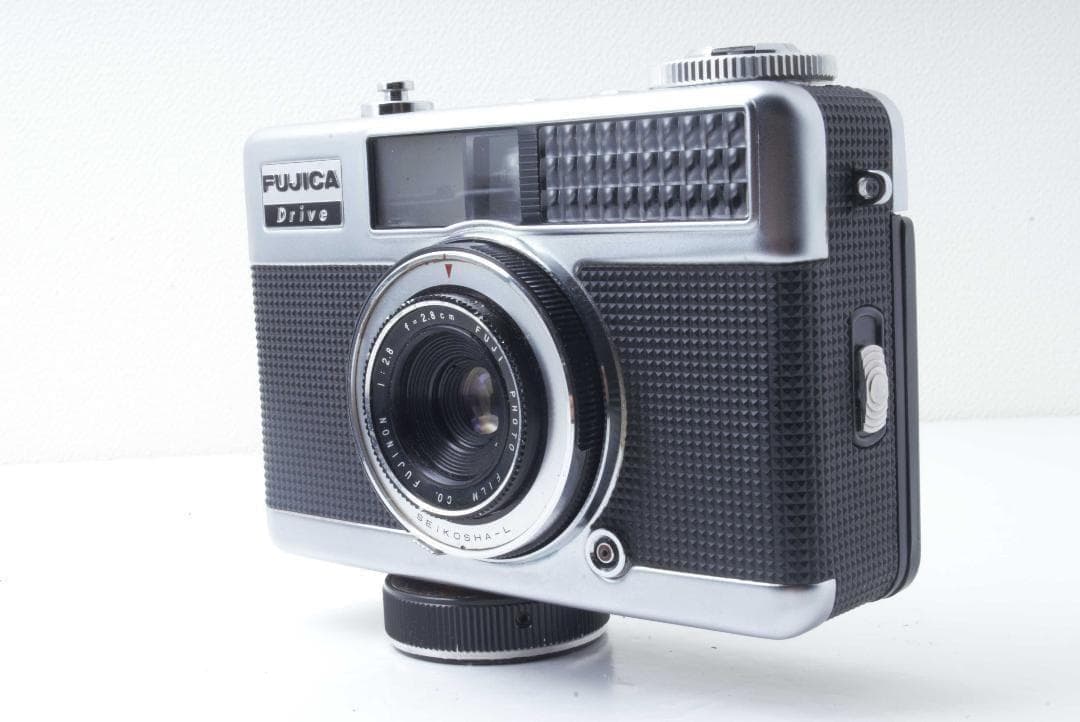 FUJICA Drive ハーフカメラ クラシックカメラ ゼンマイ駆動 動作品