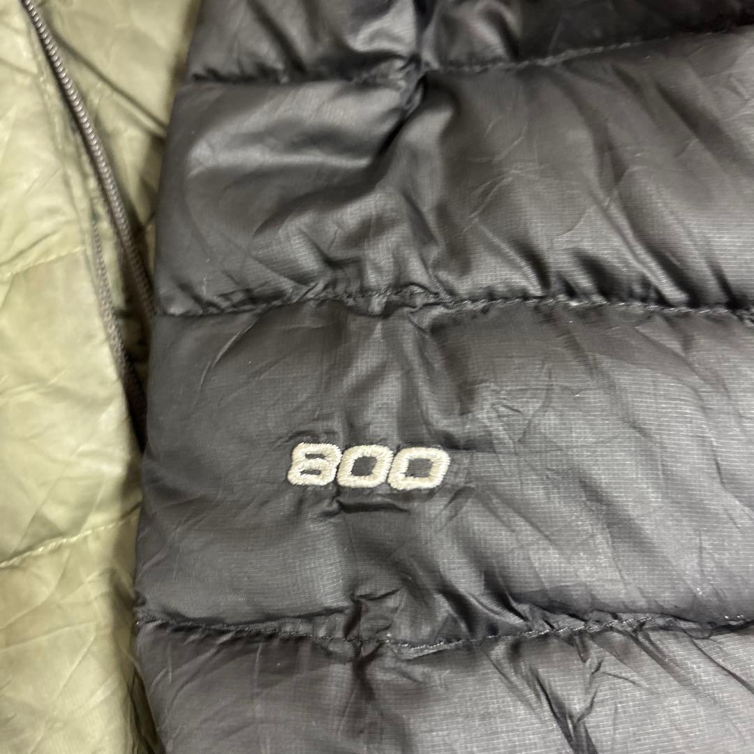 THE NORTH FACE ダウン　ダウンジャケット　カーキ　800フィル