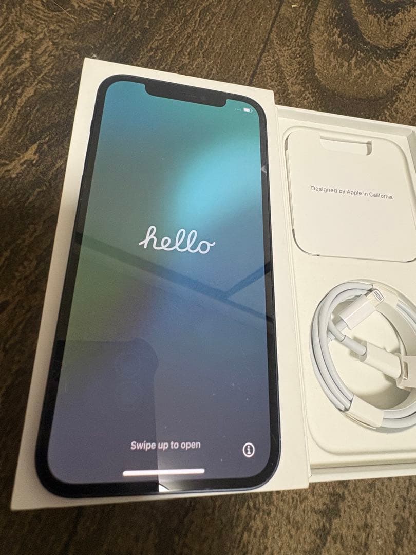 Apple iPhone12本体　64GB SIMフリー　黒色　付属品完備