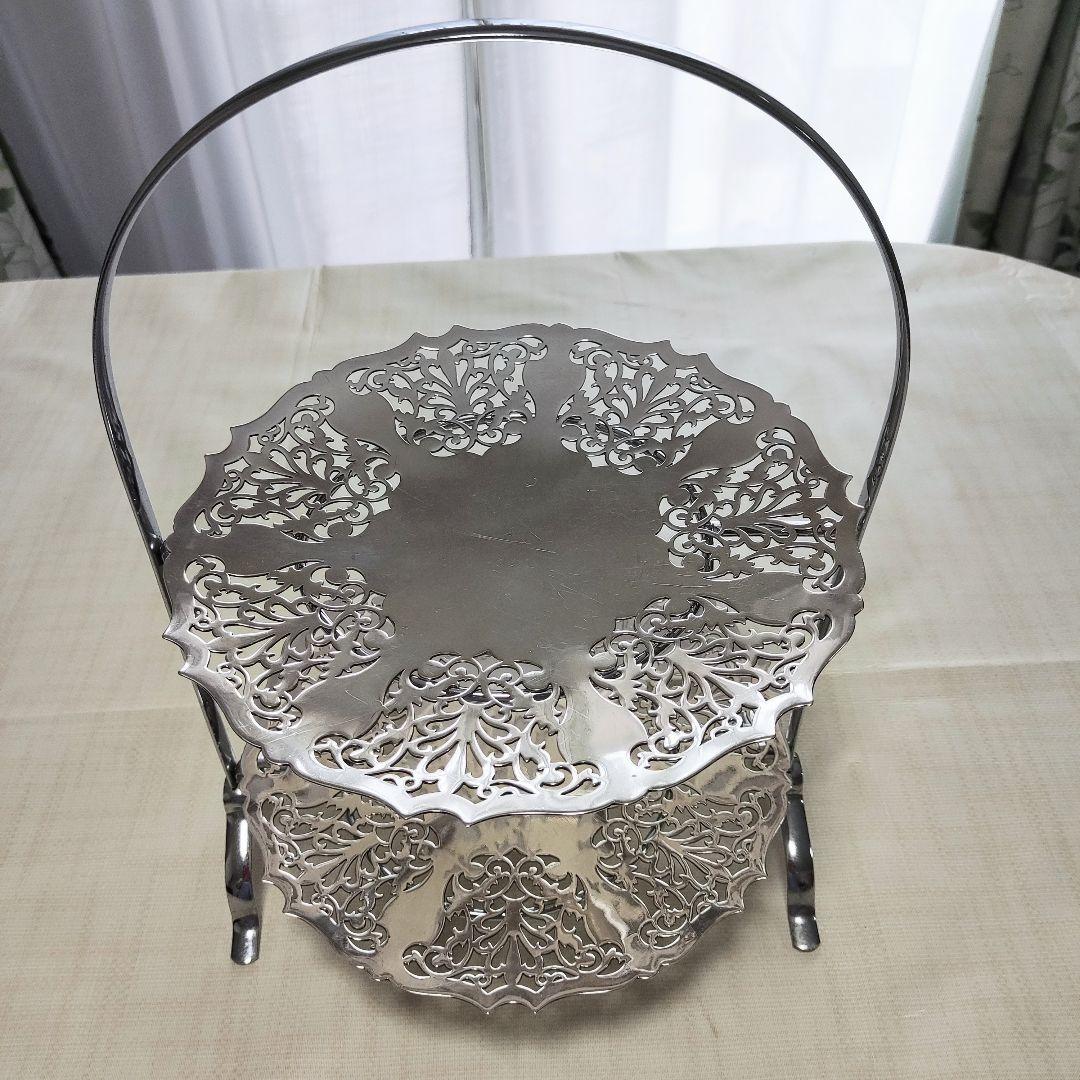 マッピン&ウェッブ　シルバー ケーキスタンド 2段　アフタヌーンティー　希少