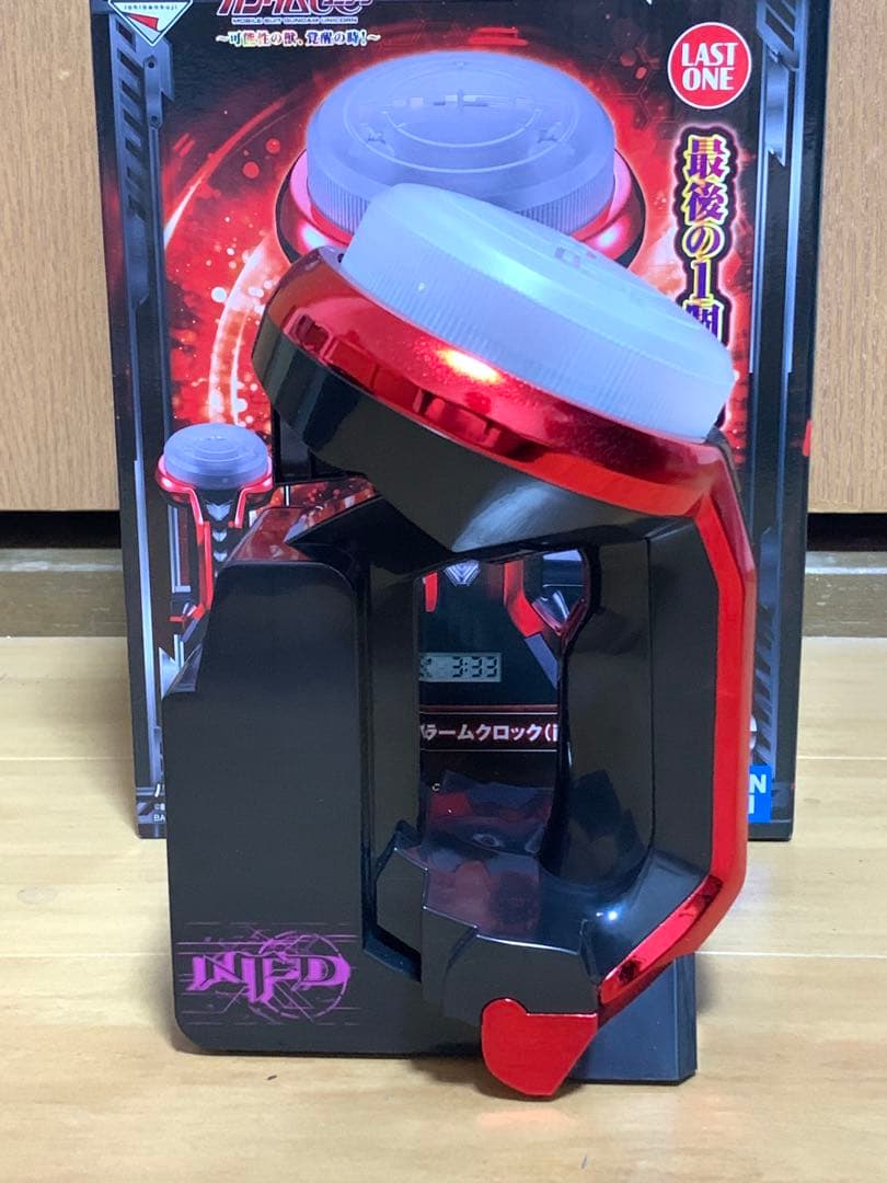 一番くじ 機動戦士ガンダムユニコーン　ラストワン賞 レバブルアラームクロック