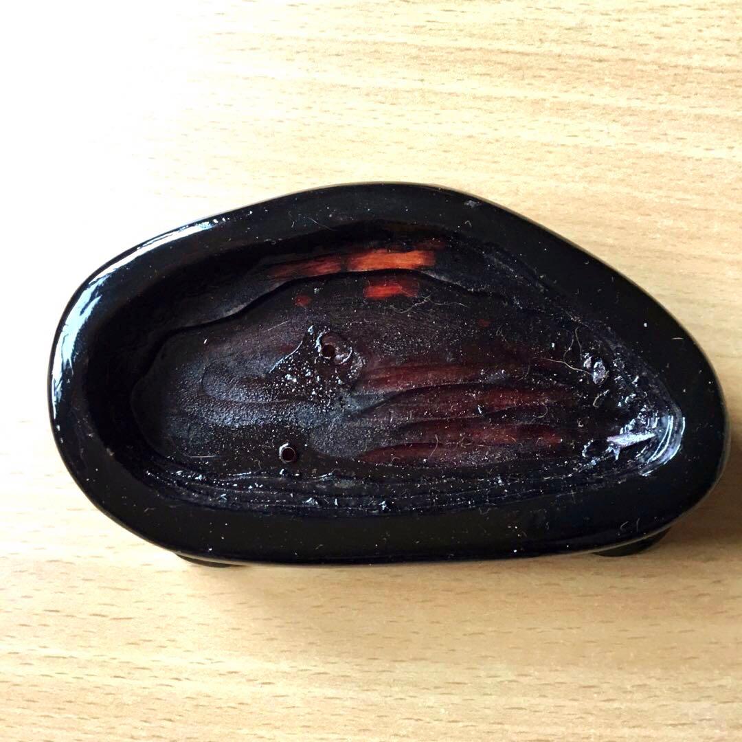 希少ロードナイト磨き原石　(和名:バラ輝石) 美しい天然石　愛をサポート　置物