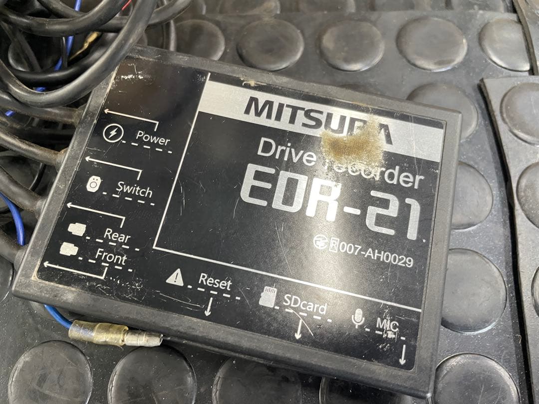 バイク用　ドライブレコーダー　ミツバサンコーワ　EDR-21α 前後