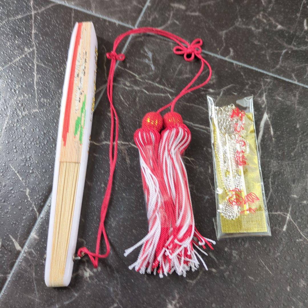 ⭐【Run】 金×花柄・鞠模様　3歳　草履バッグ　箱せこセット　和装小物　七五三