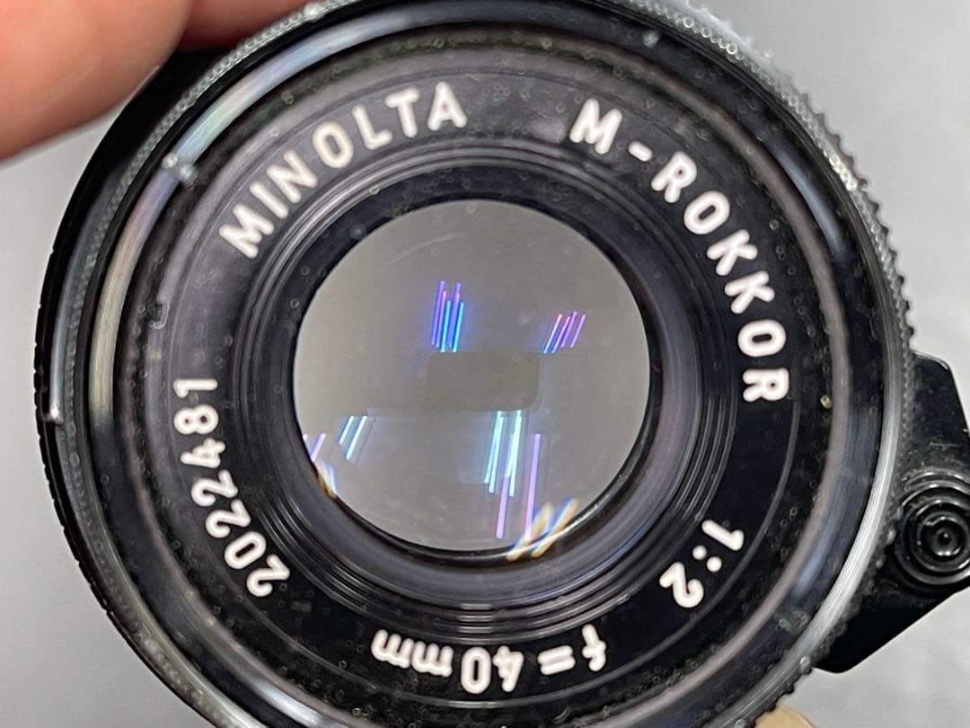 MINOLTA M-Rokkor 40mm f/2.2 単焦点レンズ