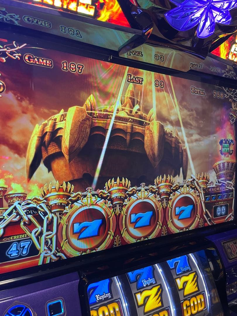 パチスロ　実機　アナザーゴットハーデス　5号機　オートプレイ不要機つき