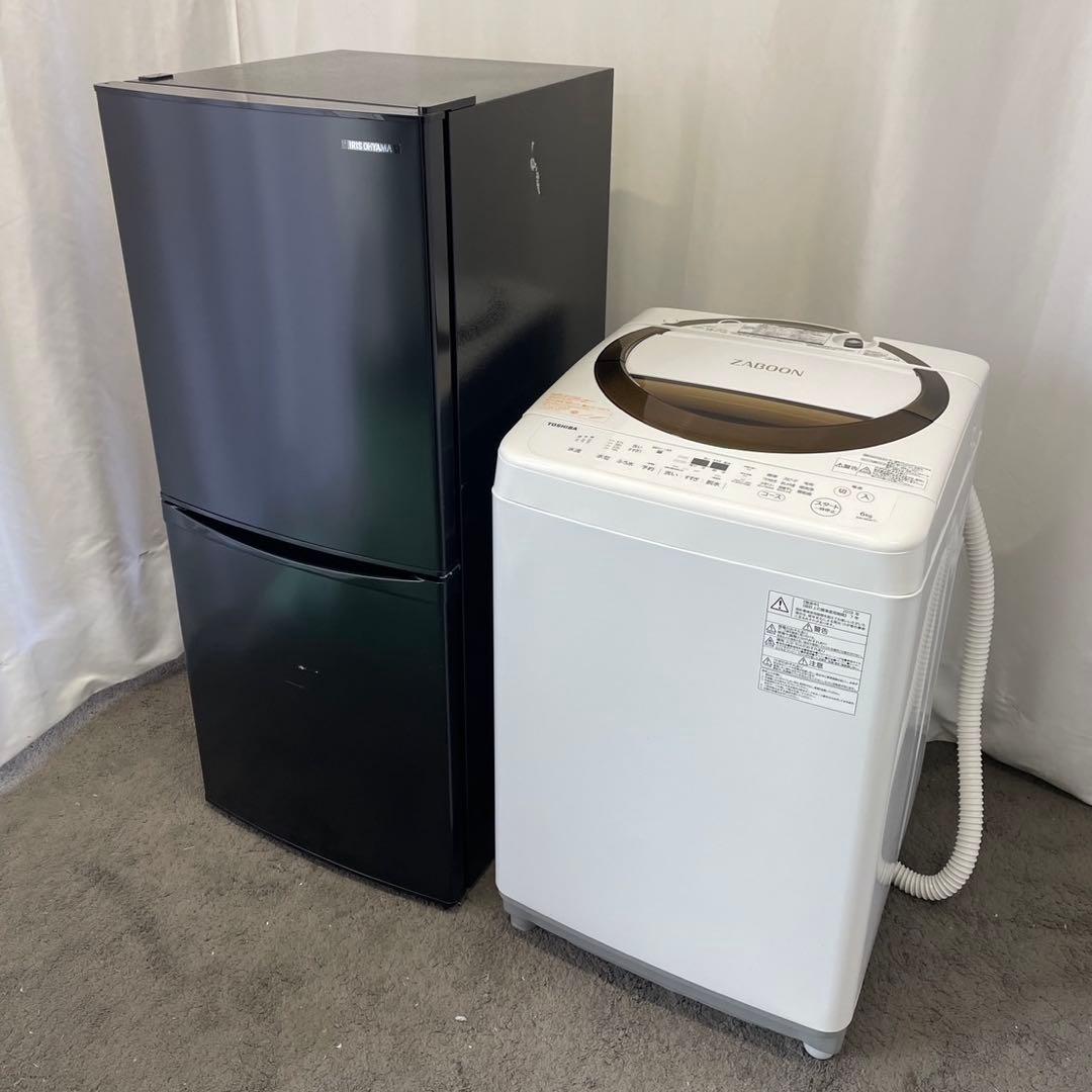 396❤️　設置無料　冷蔵庫　洗濯機　6kg　一人暮らし　単身セット　小型　中古