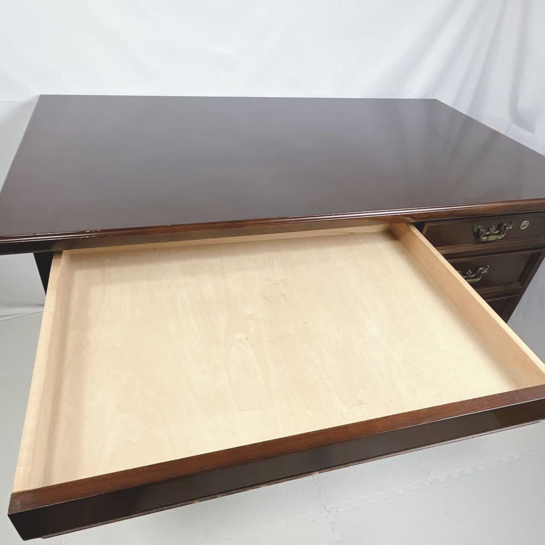 Karimoku カリモク 書斎机 デスク コロニアル ブラウン