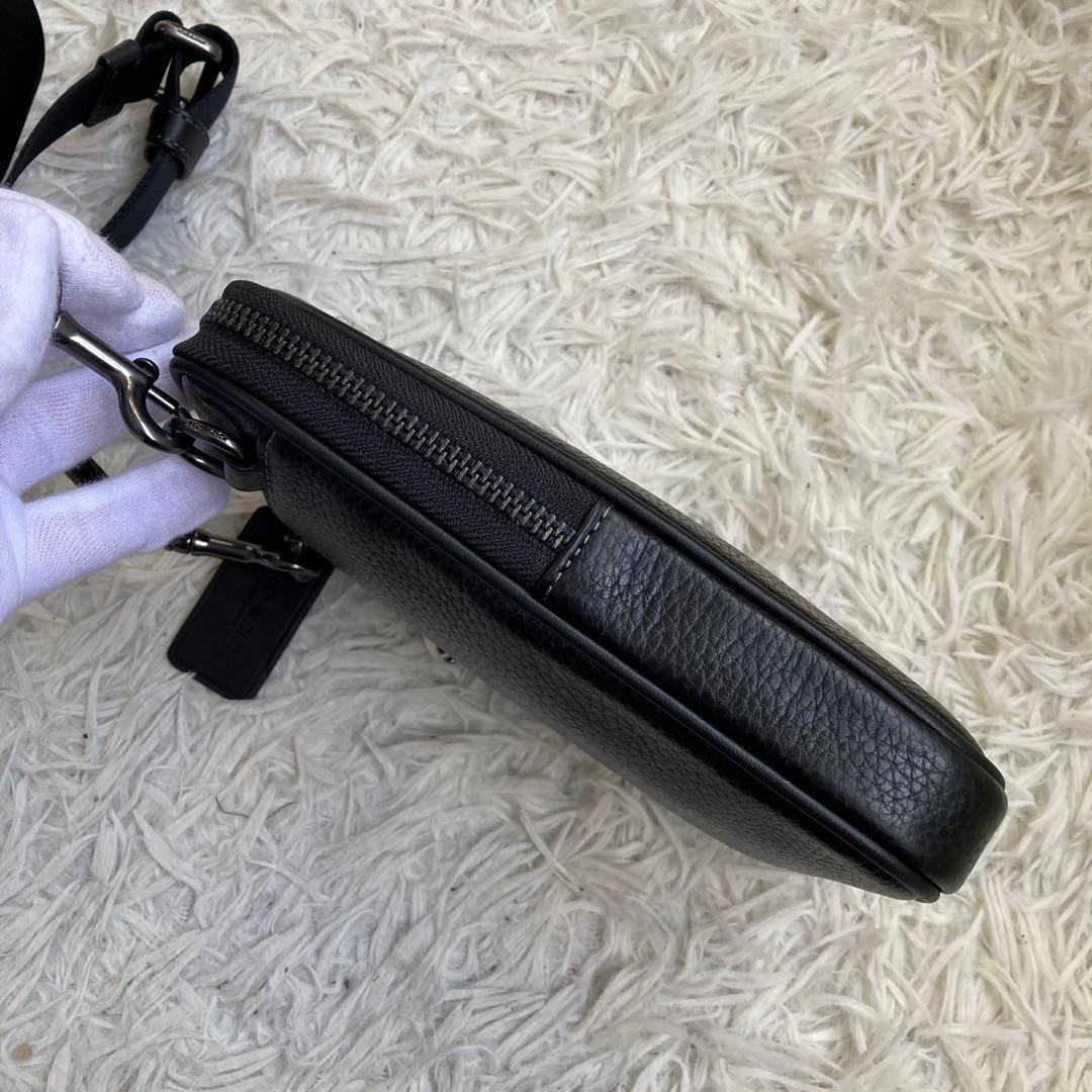 未使用保管品 コーチ ショルダーバッグ エイデンクロスボディ ペプルドレザー