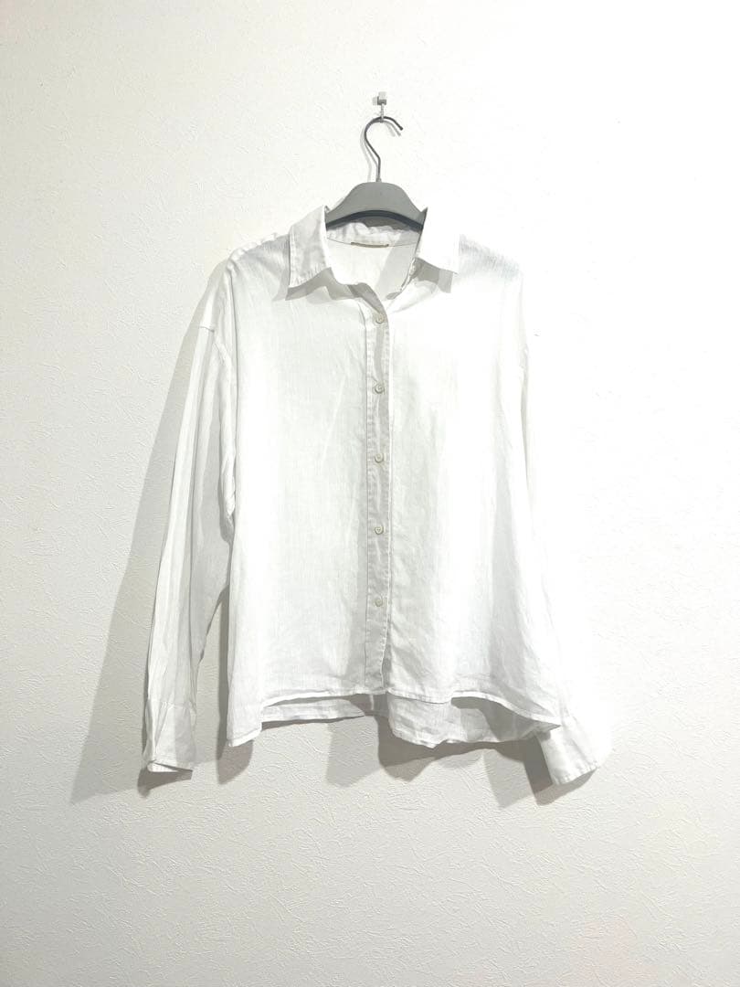 ドゥーズィエムクラス　2025SS Linen シャツ　白