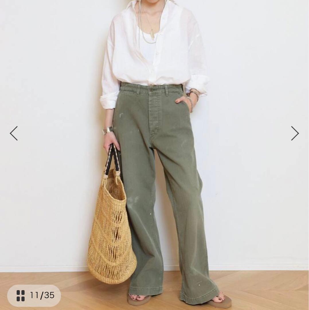 ドゥーズィエムクラス　2025SS Linen シャツ　白