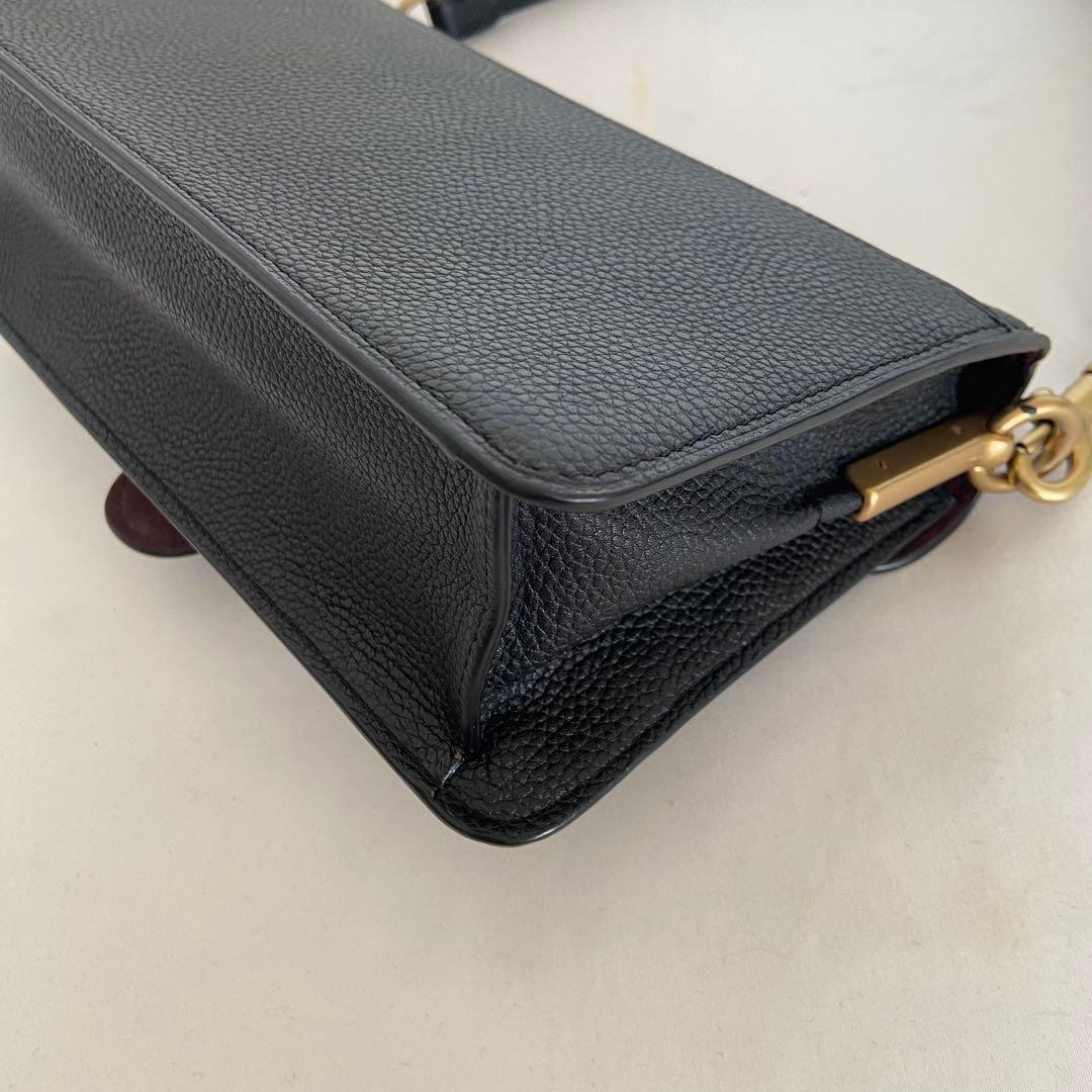 COACH コーチ タビー ショルダーバッグ 26 本革 2way ブラック