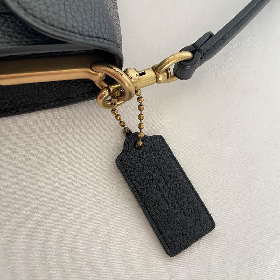COACH コーチ タビー ショルダーバッグ 26 本革 2way ブラック