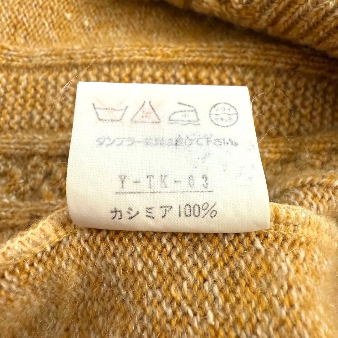 クリスチャンディオールムッシュー カシミヤ100% ケーブルニット セーター