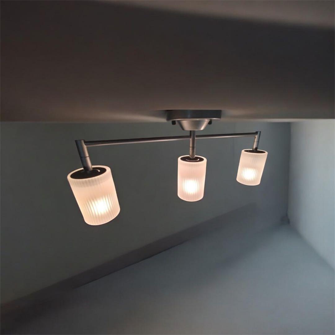 2点 ヤマギワ 3灯 スポットライト 照明 ペンダント ライト ガラス ランプ