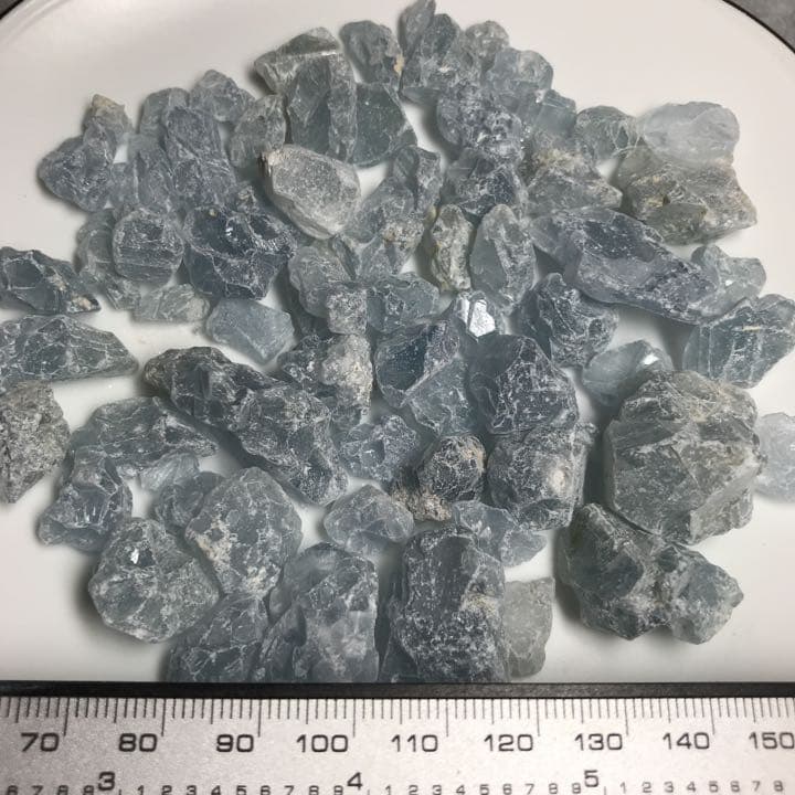 ★特選一石★天使の石♡【200gセレスタイト『天青石』結晶原石さざれ】❤️