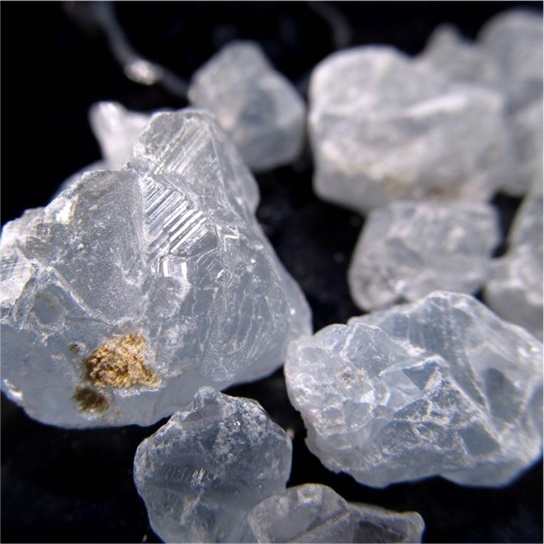 ★特選一石★天使の石♡【200gセレスタイト『天青石』結晶原石さざれ】❤️