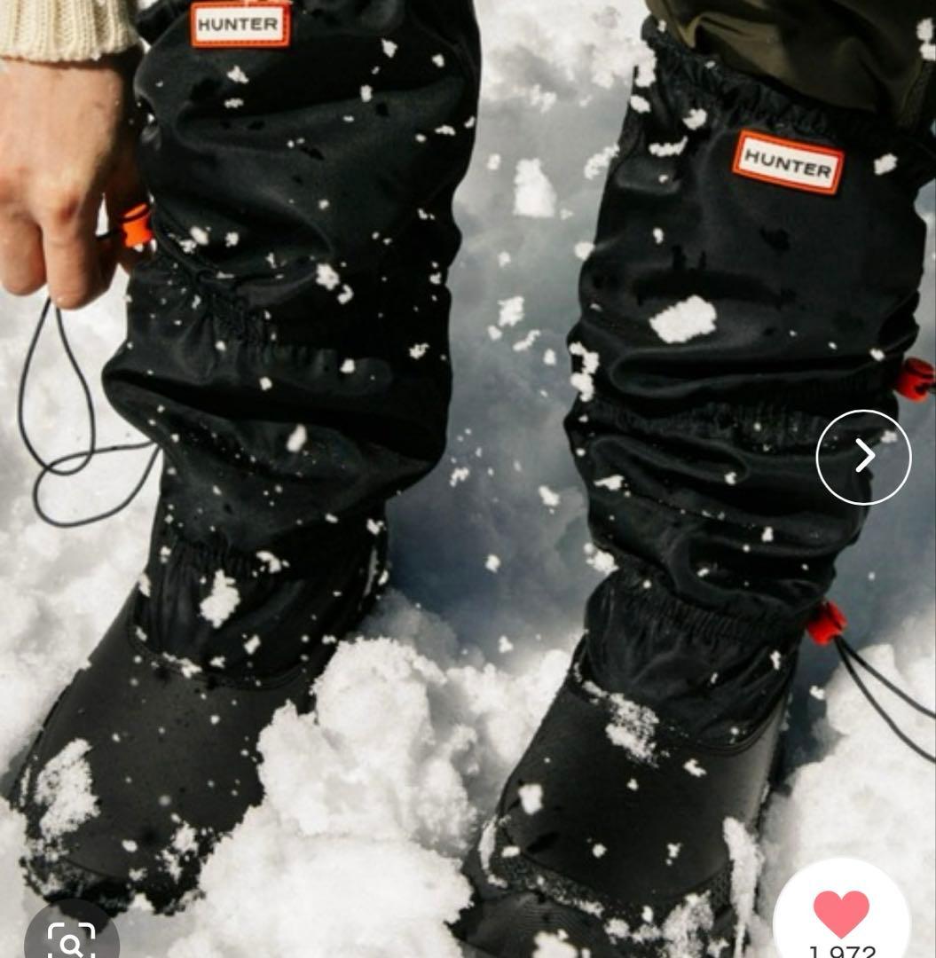 ハンター　ワンダラートールスノーブーツ （BLACK）UK6