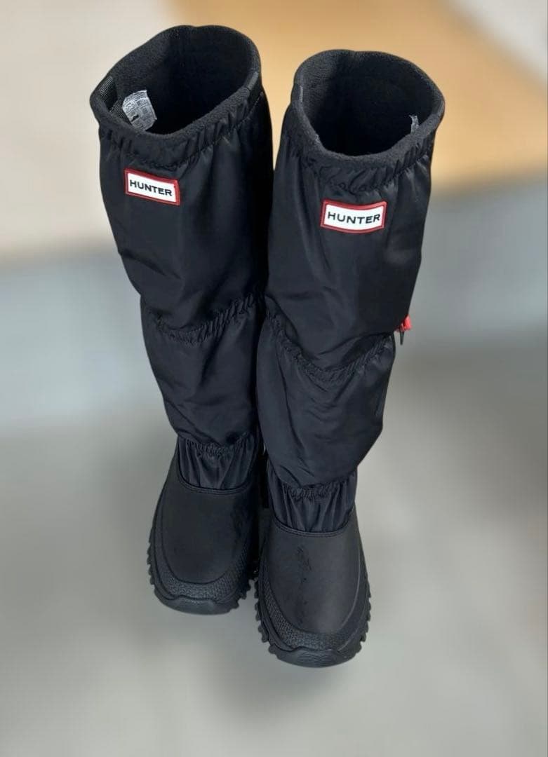 ハンター　ワンダラートールスノーブーツ （BLACK）UK6
