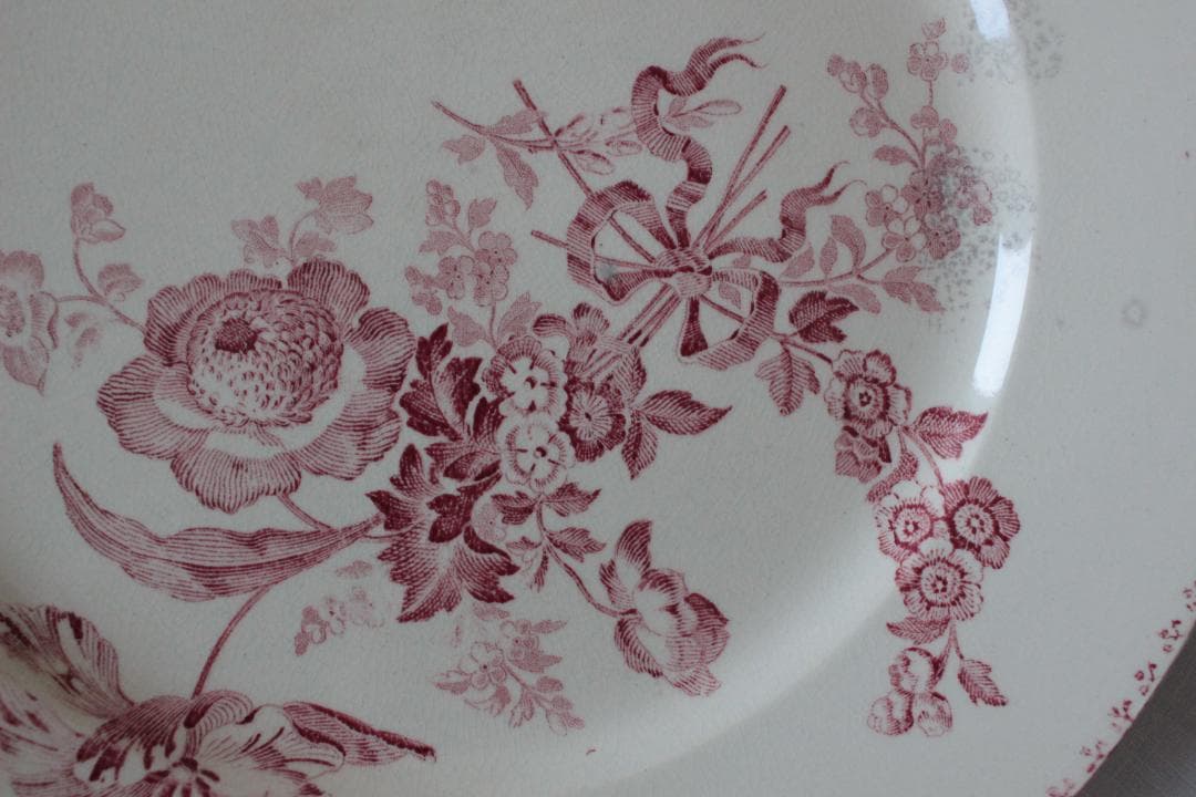 【B】2枚セット【サルグミンヌ】フォンタンジュプレート /フランスアンティーク