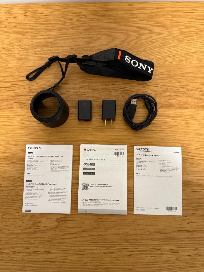 【美品・付属品完備】SONY α6400 ダブルズームレンズキット
