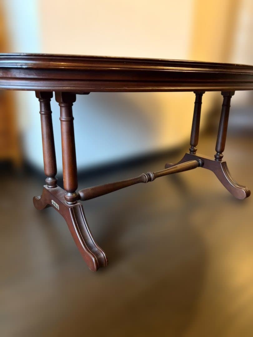 【お値引き中】マルニ ダイニングテーブル 楕円 木製 ヴィンテージ　ローテーブル