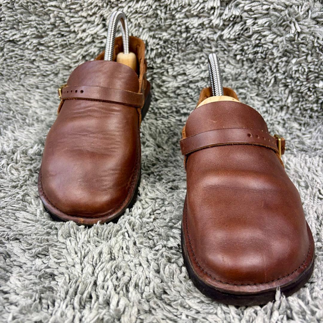 美品✨サイズ7オーロラシューズ ミドルイングリッシュ ブラウン 24cm