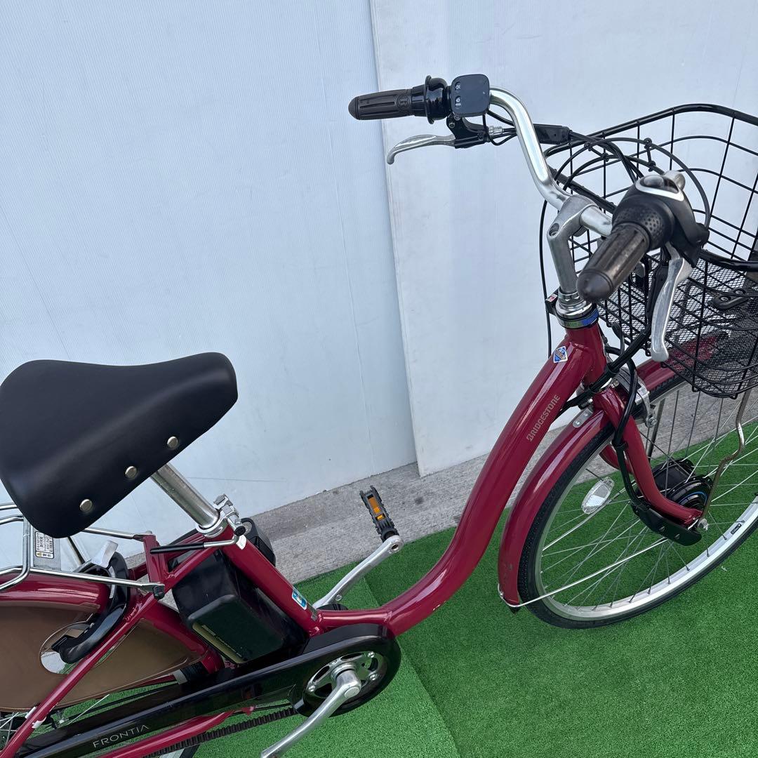 ブリヂストン アルベルト新型電動アシスト自転車26インチ レッド