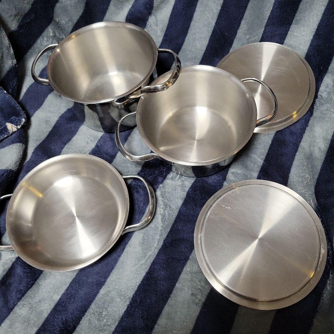 VitaCraft ビタクラフト ミニパンセット No.2800 鍋3個 蓋2個