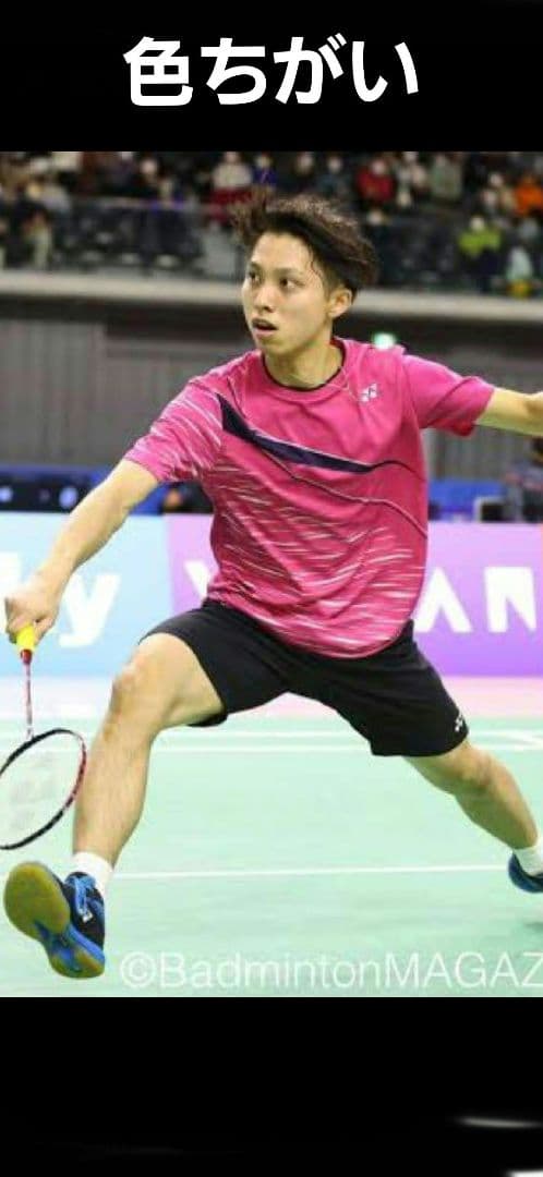 美品、希少XL(O)ヨネックス奈良岡選手着用モデルゲームシャツ10410