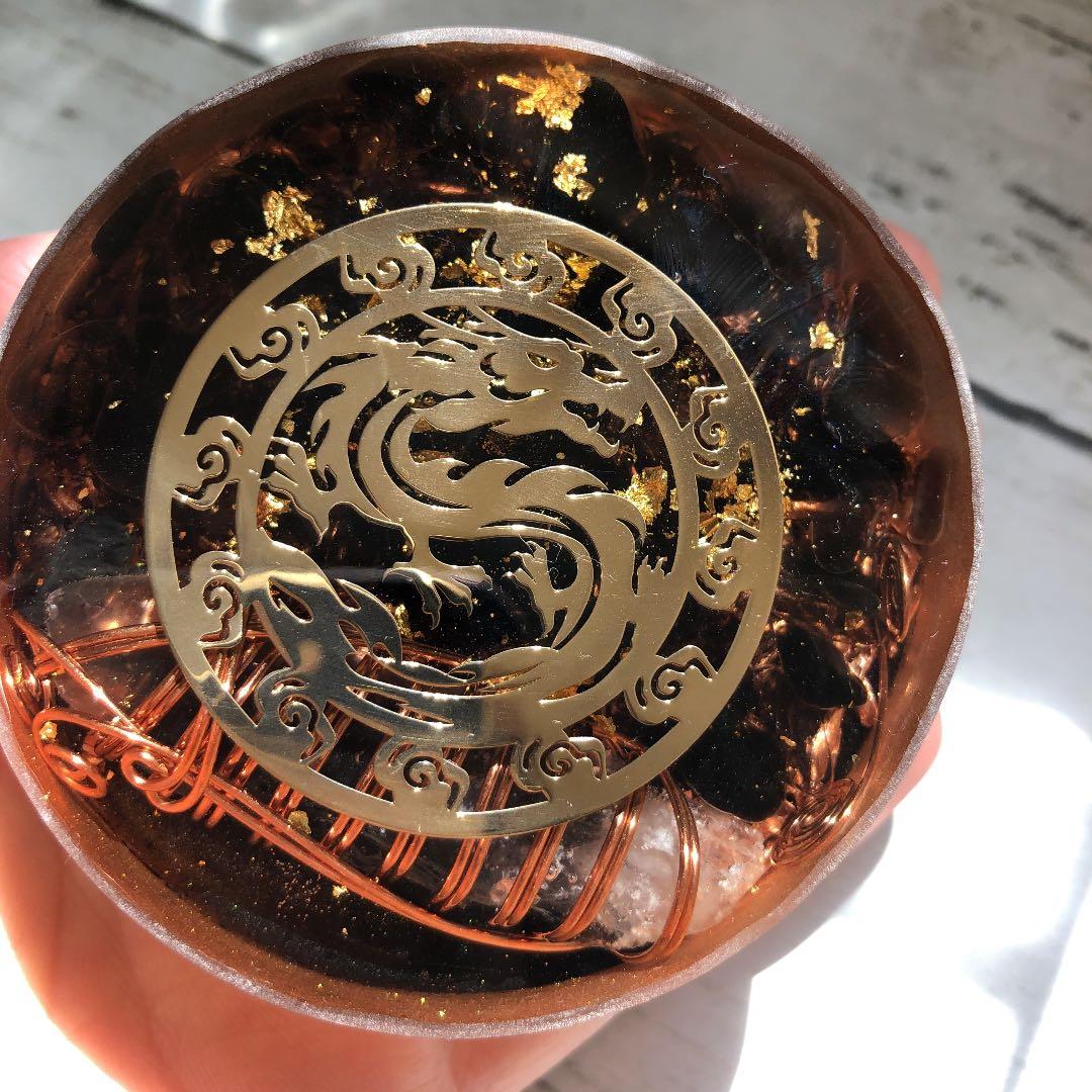 【魔除け】鳳凰のオルゴナイト　【御守り】