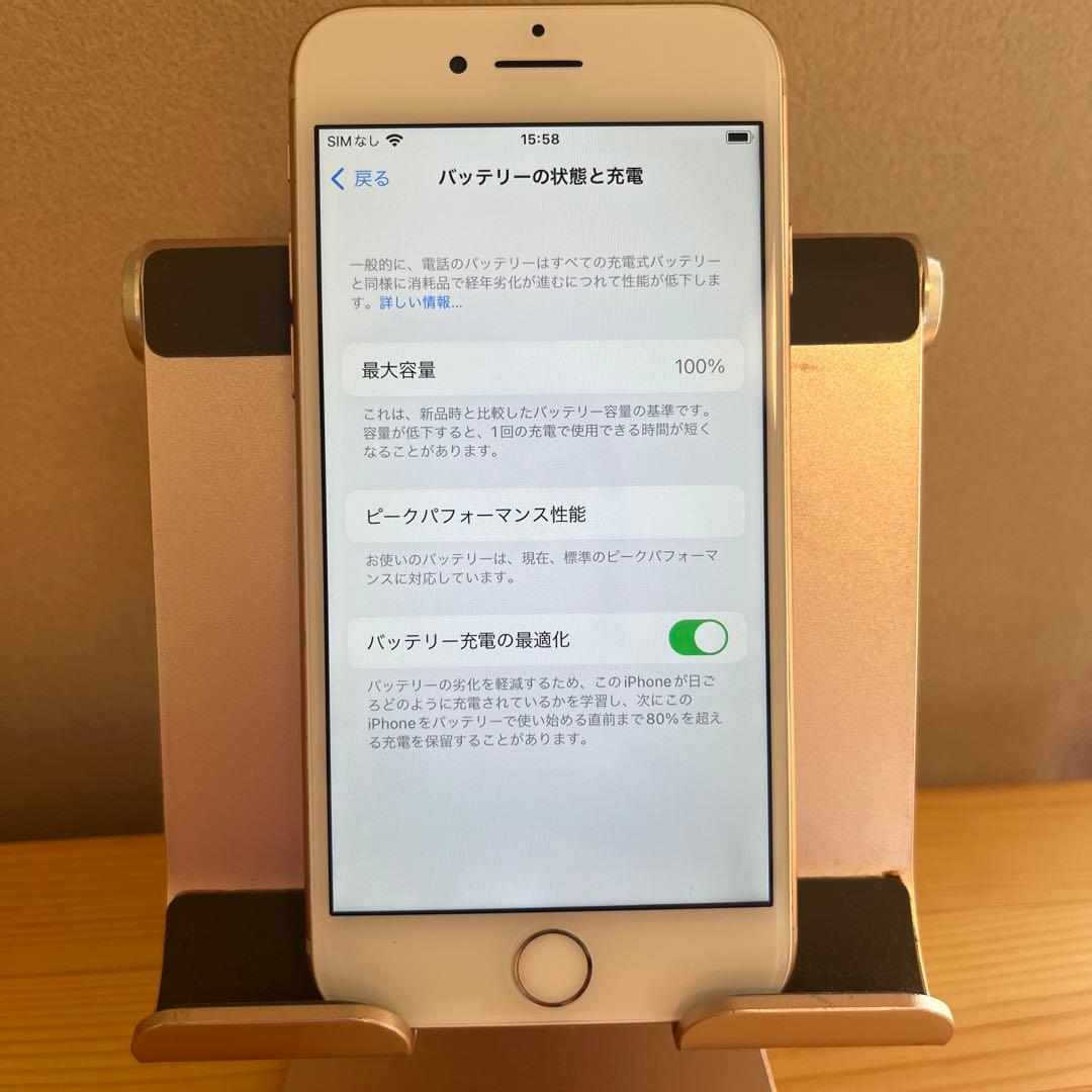 バッテリー新品100%！iPhone8 64GB ゴールド