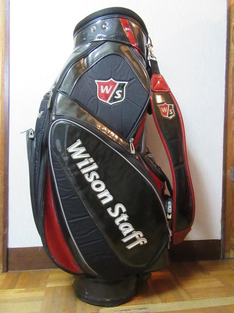 ★ウイルソン★Wilson　Staff★キャディ-バック★黒/赤★